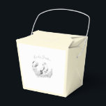 Vintage Garden Bird – Monochrome Floral フェイバーボックス<br><div class="desc">Wrap your gift in timeless charm with this Vintage Botanical Charm gift box, featuring a graceful retro bird and delicate floral details. A perfect choice for birthdays, garden weddings, anniversaries, or nature-inspired surprises. Elegant, warm, and full of character — a keepsake in itself.</div>