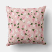 Vintage Garden Blossoms クッション (裏面)