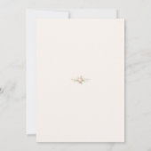 Vintage Garden Ethereal Blush Floral Wedding 招待状 (裏面)