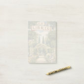 Vintage Garden Ex Libris Bookplate  ポストイット (デスク上)
