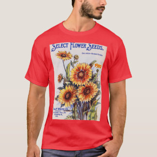 Vintage Garden Seed Catalog Cover  Tシャツ