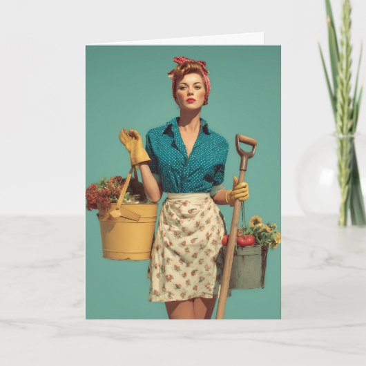 Vintage Garden Style Confidence カード (正面)
