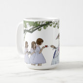 Vintage Garden Tea Party  コーヒーマグカップ (正面左)