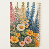 Vintage Gardening Calendar with Garden Flowers プランナー手帳 (裏面)