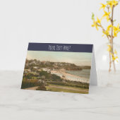 Vintage Gardens greetings card カード (黄色い花)