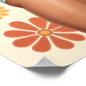 Vintage Gay Flower Power ポスター (角)