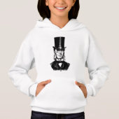 Vintage Gentleman Illustration Baby Hoodie (正面)