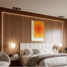 Vintage Geometric Art Poster | Mid-Century Modern ポスター