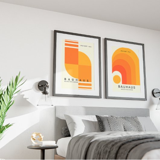 Vintage Geometric Art Poster | Mid-Century Modern ポスター