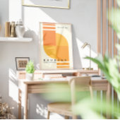 Vintage Geometric Art Poster | Mid-Century Modern ポスター