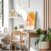 Vintage Geometric Art Poster | Mid-Century Modern  ポスター