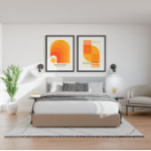 Vintage Geometric Art Poster | Mid-Century Modern  ポスター