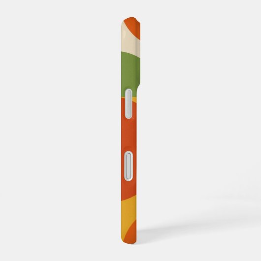 Vintage Geometric Composition iPhone 16ケース (右側面)