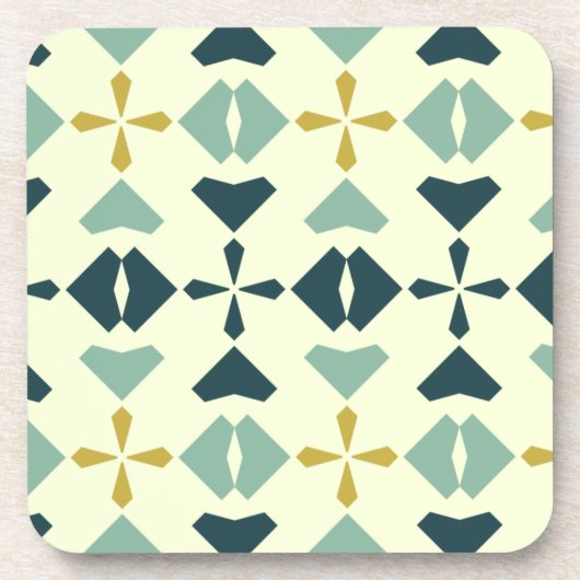 Vintage Geometric Pattern コースター (正面)