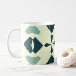 Vintage Geometric Pattern コーヒーマグカップ