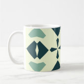 Vintage Geometric Pattern コーヒーマグカップ (左)