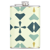 Vintage Geometric Pattern フラスク (正面)