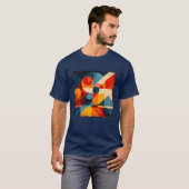 Vintage Geometric Symphony Tシャツ (正面フル)