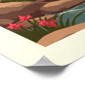 Vintage Georgetown Texas ポスター (角)