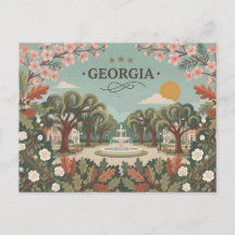 Vintage Georgia State Travel