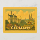 Vintage German Landmarks ポストカード (正面)