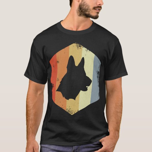 Vintage German Shepherd Tシャツ (正面)