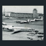 Vintage Germany, Munich airport 1950s ポスター<br><div class="desc">Vintage Germany,  Munich airport 1950s</div>
