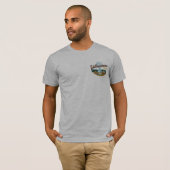 Vintage Geyser National Park Badge Tシャツ (正面フル)