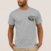 Vintage Geyser National Park Badge Tシャツ (正面)