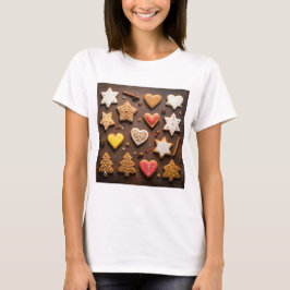 Vintage Gingerbread Cookie Collection Tシャツ