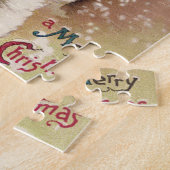 Vintage Girl with Christmas Tree, Ellen Clapsaddle ジグソーパズル (側面)