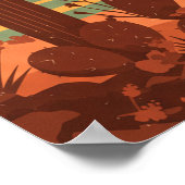 Vintage Glendale Arizona ポスター (角)