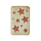 Vintage Glitzersterne バスマット (正面縦)