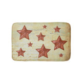 Vintage Glitzersterne バスマット (正面)