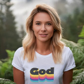 Vintage God Waves Tシャツ