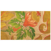 Vintage gold flowers tablecloth jacquard テーブルクロス (正面(横))