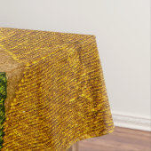 Vintage gold flowers tablecloth jacquard テーブルクロス (インサイチュ)
