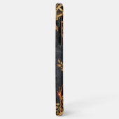 Vintage Gold Gears & Red Neon Mythic Cyberpunk  Case-Mate iPhoneケース (裏面/左)