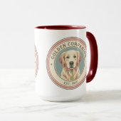 Vintage Golden Companion Golden Retriever 1970 マグカップ (正面右)