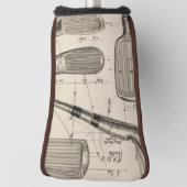 Vintage Golf Head Cover ゴルフヘッドカバー (回転90)