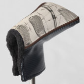 Vintage Golf Head Cover ゴルフヘッドカバー (3/4 正面)