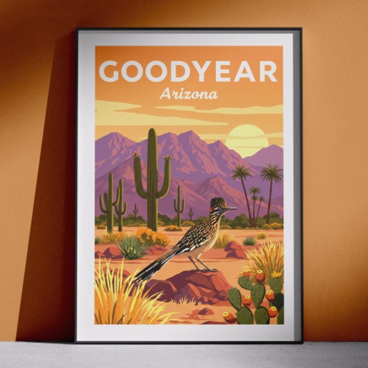 Vintage Goodyear Arizona ポスター