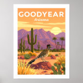 Vintage Goodyear Arizona ポスター (正面)