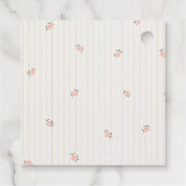 Vintage Goose Baby Shower フェイバータグ (裏面)