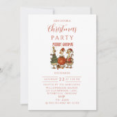 Vintage Goose Christmas 招待状 (正面)