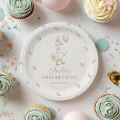 Vintage Goose First Birthday  ペーパープレート