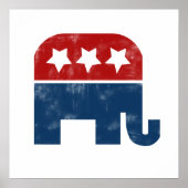Vintage GOP logo ポスター (正面)