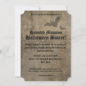 Vintage Goth Halloween Party 招待状 (正面)