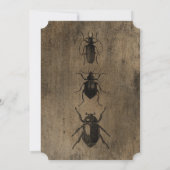 Vintage Goth Halloween Party 招待状 (裏面)