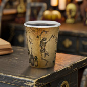 Vintage Goth Halloween Spooky Custom  紙コップ